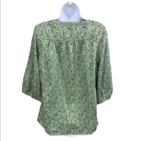 Banana Republic Geometric Top Size M - Picture 2 of 6